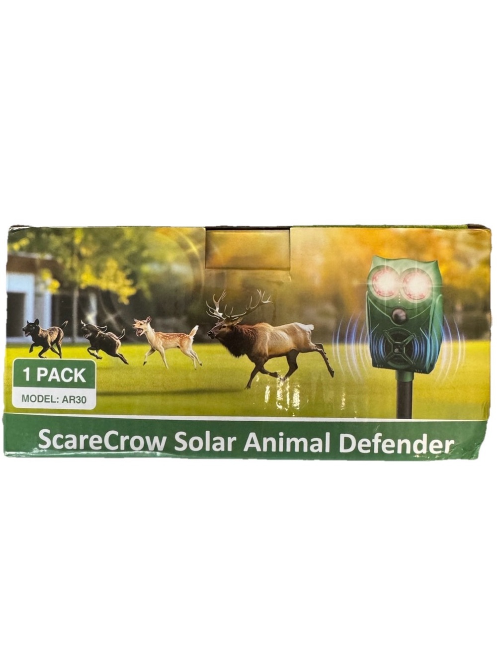ScareCrow Solar Animal Defender - Green